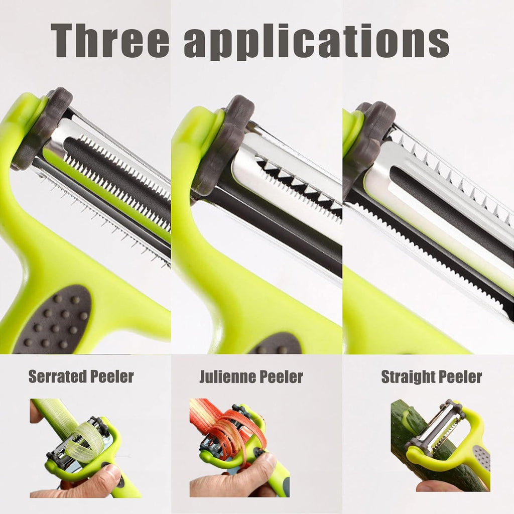 3-in-1 Multi-Functional Vegetable & Fruit Peeler